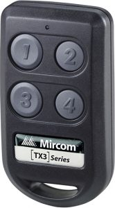 Mircom TX3 Security Access wireless radio transmitter 4 button - VDC Vandelta